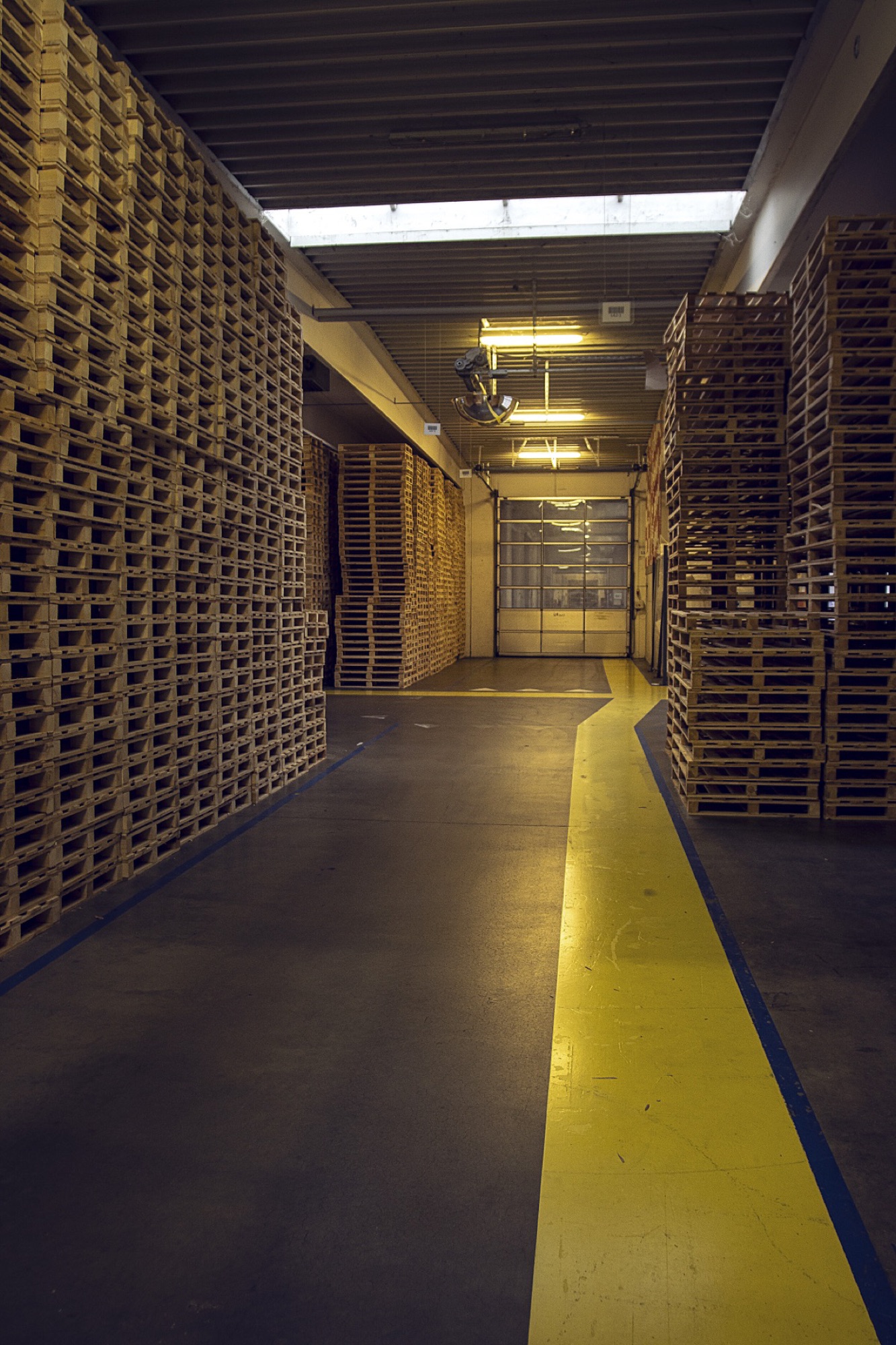 Pallelager klar til afsendelse i Tvilums logistikcenter